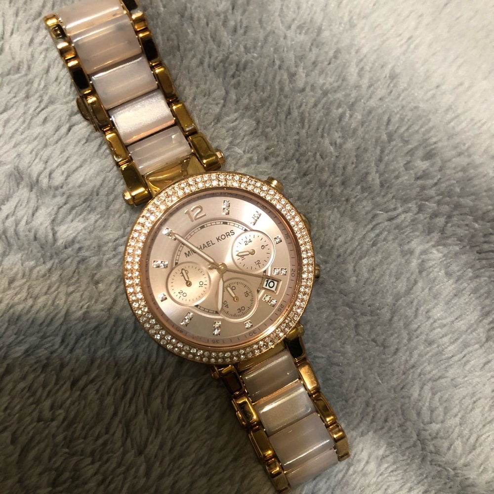 Rose Gold MK watch!